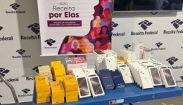 Receita Federal doa 4 mil celulares à Polícia Civil de SC