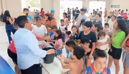 Padre Ulrico promove Natal Solidário para crianças