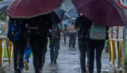 Frente fria traz chuva e frio para o fim de semana na região Oeste