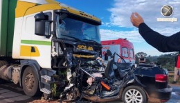Acidente na BR-282 deixa uma pessoa morta