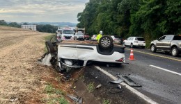 Motorista morre após colisão na PR-182 entre Ampére e Francisco Beltrão