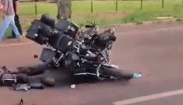 Casal morre após colisão entre caminhonete e motocicleta na BR-373