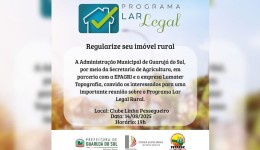 Município promove reunião sobre o Programa Lar Legal Rural na Comunidade de Linha Pessegueiro
