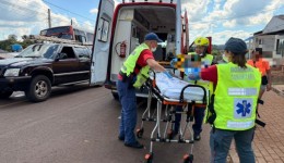 Criança é atropelada após descer de ônibus escolar em São Miguel do Oeste