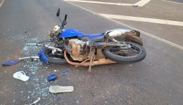Motociclista morre após colisão com carro de passeio