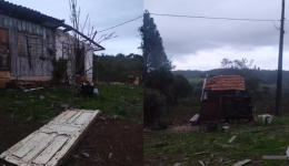 Ventos fortes causam estragos no Paraná; tornado é registrado em Piraí do Sul