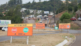 BR-163 terá bloqueio total em Guaraciaba nesta quinta-feira para avanço de obras