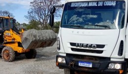 Entrega de calcário é iniciada pelo Programa Terra Boa