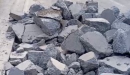 Trecho recém-concretado da BR-163 passa por reparos após apresentar rachaduras