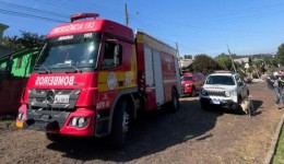 Homem tenta incendiar casa após espalhar gasolina