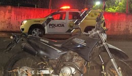 Polícia Militar recupera motocicleta furtada