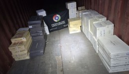 Polícia Militar apreende carga de vinho argentino na BR-282