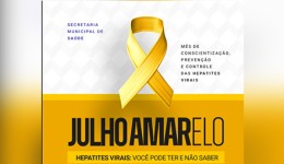 Secretaria de Saúde intensifica ações de prevenção às hepatites virais durante o Julho Amarelo
