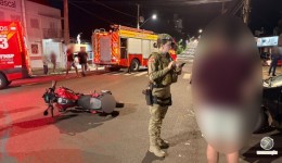 Motorista é preso por embriaguez após provocar acidente no centro