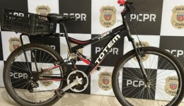Bicicleta é encontrada e Polícia busca localizar proprietário