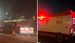 Motorista embriagado bate em ambulância durante atendimento de atropelamento