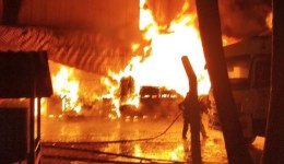 Incêndio atinge unidade de beneficiamento de sementes