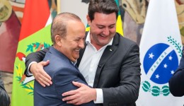 SC e PR assinam acordo de royalties do petróleo que vai garantir R$ 340 milhões em obras de infraestrutura