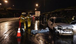 Menino de 7 anos morre em capotamento de automóvel na BR-282