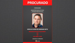 Vice-prefeito Hercílio Vieira de Andrade está foragido após mandado de prisão por homicídio