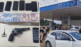 Suspeitos de roubar e amarrar taxista em árvore são presos após cerco entre SC e PR