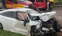 Motorista que deixou local de colisão com três feridos é preso em São Miguel do Oeste