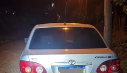 Polícia Militar recupera carro roubado durante assalto