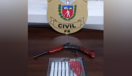 Polícia Civil localiza arma e munições ao procurar homem desaparecido