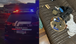 Operação Conexão Oeste resulta em dois presos e drogas apreendidas na manhã desta quinta-feira (9)