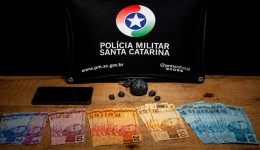 Suspeito tenta fugir pelo Rio Uruguai, mas acaba preso por tráfico de drogas em Itapiranga