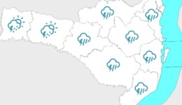 Frente fria muda o tempo em SC e traz previsão de temporais a partir desta quinta-feira