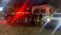 Forças de Segurança realizam operação em Ampére e Pinhal de São Bento e apreendem máquinas caça-níqueis