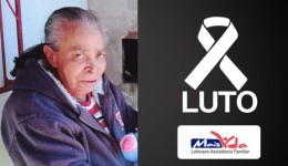 Comunicamos o falecimento de Maria Rozario Dos Santos