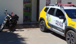 Motocicleta furtada é recuperada e suspeito é detido no Sudoeste do PR
