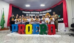 Formatura do Proerd envolve 40 alunos
