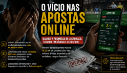 O vício nas apostas online: quando a promessa de lucro fácil termina em dívidas e desespero