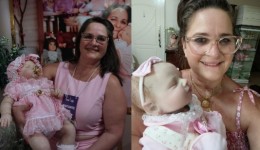 Moulher transforma bonecas em bebês reborn cheios de realismo