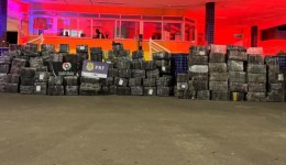 Polícia apreende cerca de 10 toneladas de maconha em caminhões na BR-282