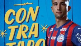 Bahia anuncia a contratação por empréstimo do atacante Kike Olivera, do Grêmio