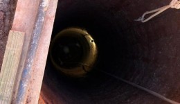 Trabalhador da construção civil é resgatado de fosso e sofre fraturas graves