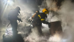 Incêndio atinge oficina mecânica às margens da BR-158
