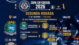 Copa CIF/Cresol de Futsal Internacional 2026 segue com segunda rodada nesta quinta-feira
