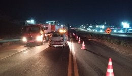 Colisão traseira é registrada na PR-280