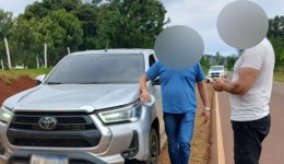 Caminhonete Hilux furtada em Barracão é recuperada na Argentina