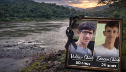 Pai e filho são encontrados mortos e abraçados no rio