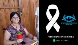 Comunicamos o falecimento de Célia dos Santos de Lima