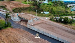 Obras na BR-163 avançam e sistema “pare e siga” deve ser encerrado em Guaraciaba