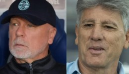 Torcida do Grêmio exige demissão de Mano Menezes e volta de Renato Gaúcho após goleada