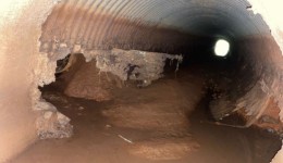 Problema em bueiro na BR-282 é registrado e DNIT se posiciona