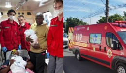 Gêmeos nascem em ambulância durante parto emergencial e mobilizam bombeiros em SC